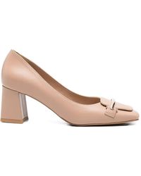 SERGIO MORETTI FIRENZE - Pumps Mit Eckiger Kappe - Lyst