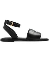 Givenchy - 4G Leather Flat Sandals - Lyst