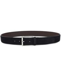 Canali - Calf Suede Reversible Belt - Lyst