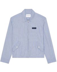 Givenchy - Veste Couture Seam En Coton À Rayures - Lyst