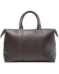 Peserico - Grained-Leather Holdall - Lyst