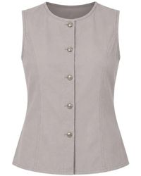 SOEUR & FRÈRES - The Table Jet Denim Vest - Lyst