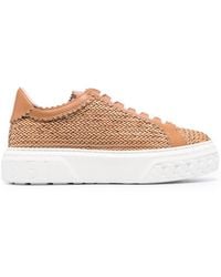 Casadei - Off-road Woven Sneakers - Lyst