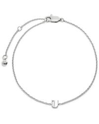 Monica Vinader - Initial U Chain Bracelet - Lyst