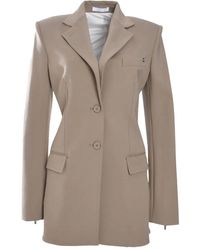 Helmut Lang - Zip-Detailed Blazer - Lyst