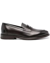 Henderson - Penny-Slot Leather Loafers - Lyst