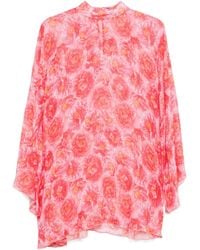 Styland - Floral-Print Mini Dress - Lyst