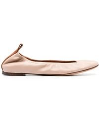 Lanvin - Leren Ballerina's - Lyst