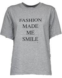 Victoria Beckham - Printed T-Shirt - Lyst