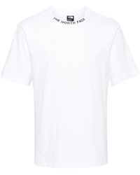 The North Face - T-shirt Met Logo-applicatie - Lyst