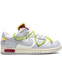 NIKE X OFF-WHITE - Dunk Low "Lot 08" Sneakers - Lyst