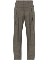 IRO - Koffa Checked Pleated Trousers - Lyst