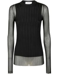 Sportmax - Top plisado de manga larga - Lyst