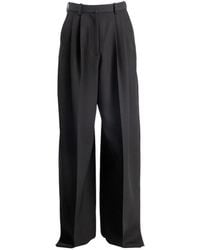 Balenciaga - Pleated Wide-Leg Trousers - Lyst