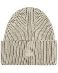 Isabel Marant - Logo-Detail Cotton Beanie Hat - Lyst