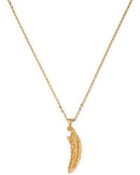 Emanuele Bicocchi - Piuma Pendant Necklace - Lyst