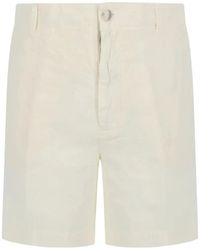 120% Lino - Linen Shorts - Lyst