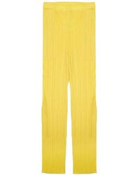 Pleats Please Issey Miyake - Monthly Colors: April Pleated Elasticated Trousers - Lyst