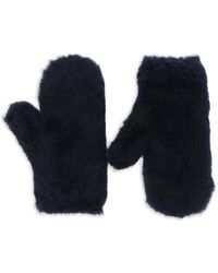 Max Mara - Teddy-Textured Gloves - Lyst