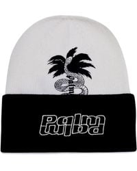Palm Angels - Bonnet À Imprimé Peau De Serpent - Lyst