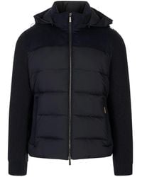 Moorer - Zip-Up Hooded Jacket - Lyst