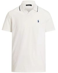 Ralph Lauren - V-Neck Embroidered T-Shirt - Lyst