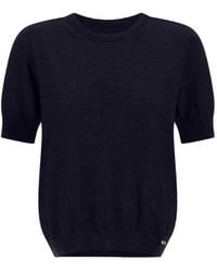 Herno - Stocking-Stitch T-Shirt - Lyst