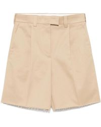 Miu Miu - Bermudas con cinturilla elástica - Lyst
