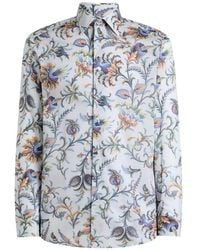 Etro - Floral Cotton Muslin Shirt - Lyst