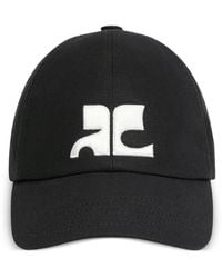 Courreges - Ac Logo-Embroidered Cap - Lyst