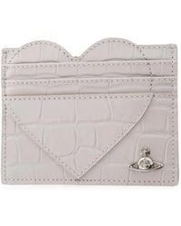 Vivienne Westwood - Heart Croc-Effect Card Holder - Lyst