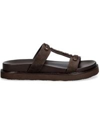 JONAK PARIS - Luana Stud-Embellished Logo-Plaque Sandals - Lyst