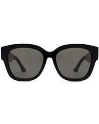 Gucci - Double G Square-Frame Sunglasses - Lyst