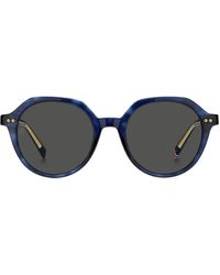 Tommy Hilfiger - Gafas de sol con montura redonda - Lyst