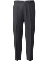 Michael Coal - Pleated-Detail Turn-Up Trousers - Lyst