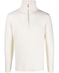 Dell'Oglio - Stand-Collar Half-Zip Jumper - Lyst