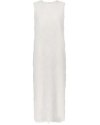 Loulou de Saison - Tiwa Fringed Midi Dress - Lyst