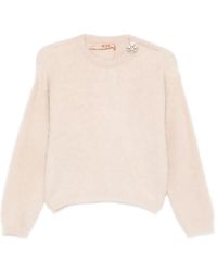 N°21 - Pull Texturé À Ornements - Lyst