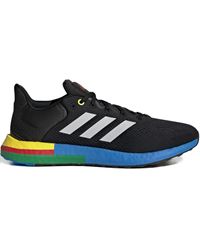 adidas - Pureboost 21 "black/blue/green/yellow/red" スニーカー - Lyst