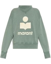 Isabel Marant - Moby Logo-Print Sweatshirt - Lyst