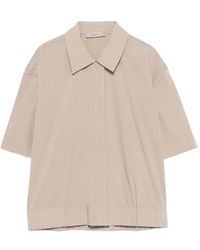 Herno - Elasticated-Hem Short-Sleeve Shirt - Lyst