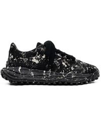 Maison Mihara Yasuhiro - "Larry"Og Sole Sputtering Paint-Canvas Low-Top Sneakers - Lyst