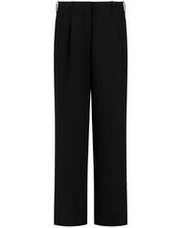 Herno - Pleated Twill Tailored Trousers - Lyst
