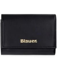 Blauer - Logo-Plaque Wallet - Lyst