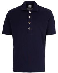 Eleventy - Buttoned Short-Sleeve Polo Shirt - Lyst