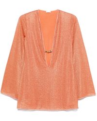 Oséree - Lurex Thread Kaftan Dress - Lyst