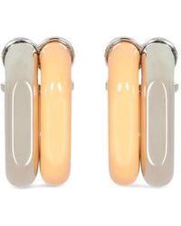 Rabanne - Two-Tone Hoop Earrings - Lyst