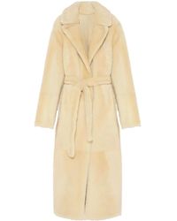 Yves Salomon - Shearling Reversible Coat - Lyst