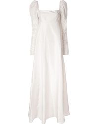 Macgraw Romantic Gown - White