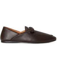 Polo Ralph Lauren - Bow-Detail Leather Loafers - Lyst